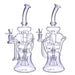 13" Chill glass Cylinder Perc Recycler Waterpipe - Colors May Vary - (1 Count)-Glass Water Pipes