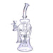 13" Chill glass Cylinder Perc Recycler Waterpipe - Colors May Vary - (1 Count)-Glass Water Pipes