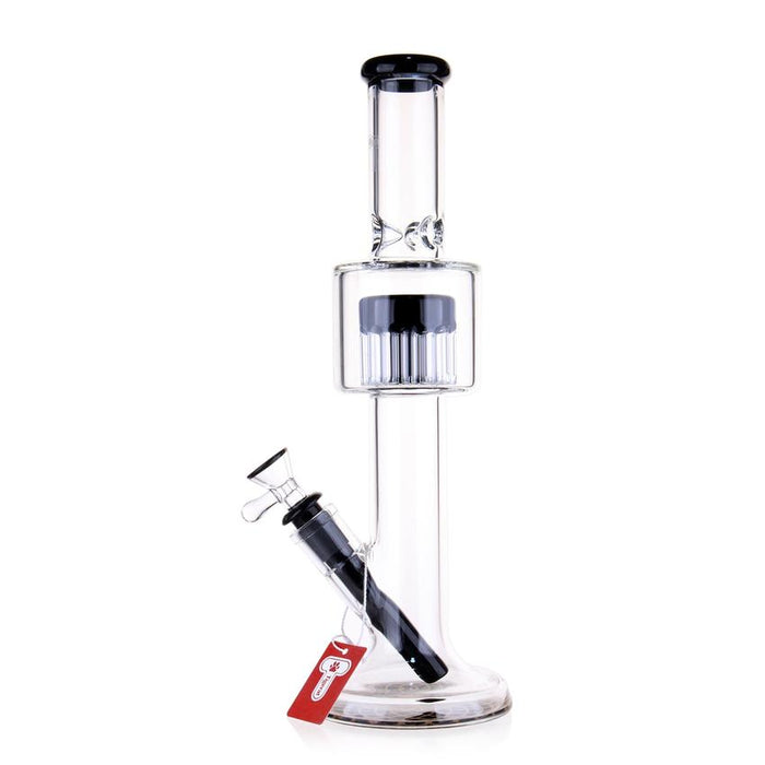 13” Dome Tree Arm Perc Glass Water Pipe - Various Colors - (1 Count)-Hand Pipes, Rigs, & Bubblers