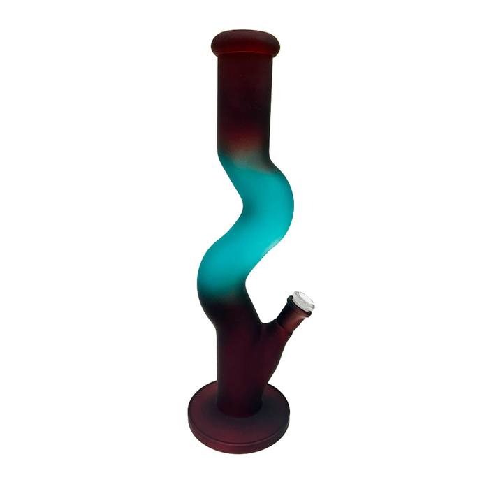 13.5" Colorful Angle Bend Water Pipe-Hand Pipes, Rigs, & Bubblers