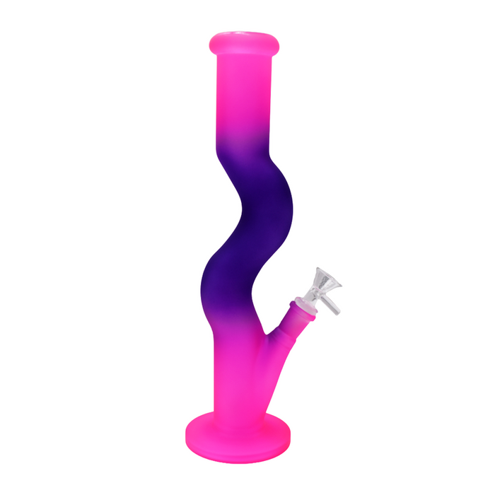 13.5" Colorful Angle Bend Water Pipe-Hand Pipes, Rigs, & Bubblers
