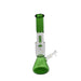 13.7" Double Dome Perc Beaker Waterpipe - Colors May Vary- (1 Count)-Hand Pipes, Rigs, & Bubblers