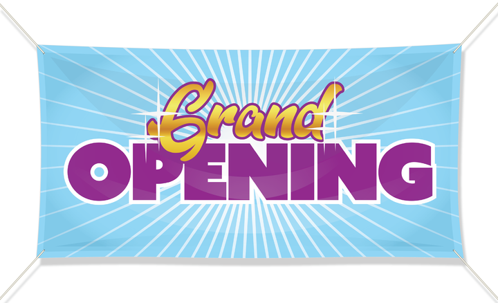 13oz Indoor/Outdoor Banner with Grommets (Various Sizes & Styles)-Custom Print Stickers