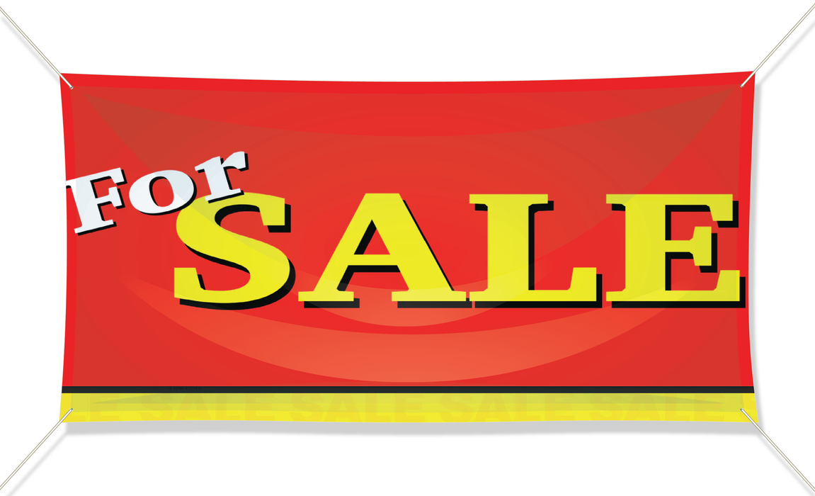 13oz Indoor/Outdoor Banner with Grommets (Various Sizes & Styles)-Custom Print Stickers