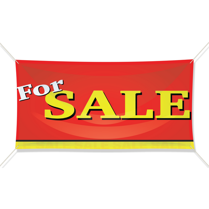 13oz Indoor/Outdoor Banner with Grommets (Various Sizes & Styles)-Custom Print Stickers