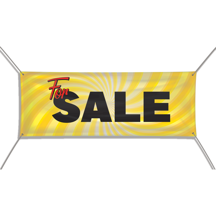 13oz Indoor/Outdoor Banner with Grommets (Various Sizes & Styles)-Custom Print Stickers