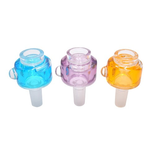 14mm Freezable Glycerin Bowl Piece - Color May Vary - (1 Count)-Hand Glass, Rigs, & Bubblers