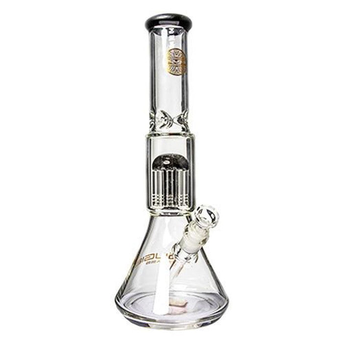 15" Bougie Beaker Water Pipe With Tree Perc - Various Colors - (1 Count)-Hand Pipes, Rigs, & Bubblers