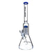 15" Bougie Long Neck Beaker Water Pipe W\ Tree Perc - Various Colors - (1 Count)-Hand Pipes, Rigs, & Bubblers