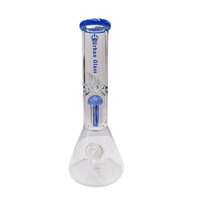 16" Urban Glass 9mm Thick Heavy Ice Catcher Beaker - Color May Vary - (1 Count)-