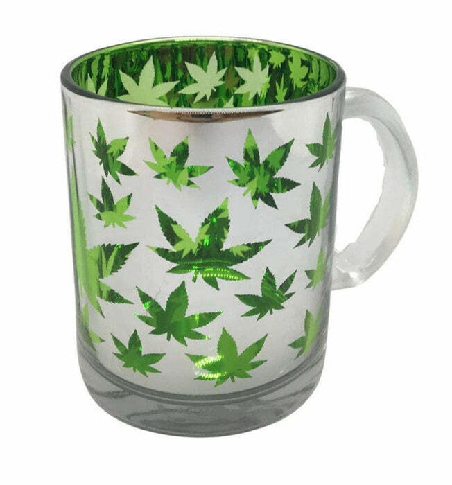 16oz Glass Coffee Mug - Various Designs - (1 or 3 Count)-Novelty, Hats & Clothing