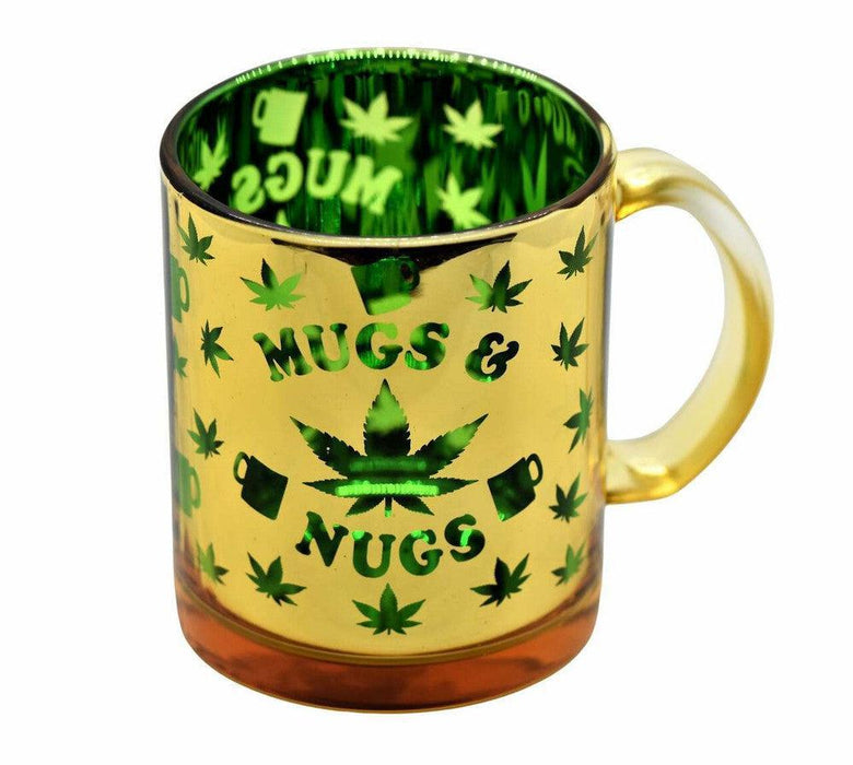 16oz Glass Coffee Mug - Various Designs - (1 or 3 Count)-Novelty, Hats & Clothing