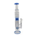 18" Inline Donut Perc Swiss Waterpipe - Colors May Vary - (1 Count)-Hand Pipes, Rigs, & Bubblers