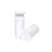 19 Dram Pop Top Vial - 1/8 Oz - White - (225 Count)-Pop Top Vials