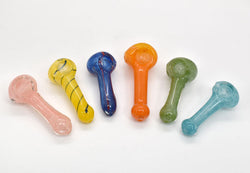 2" - 2.5” Peanut Hand Glass - Assorted Colors - (Various Counts)-Hand Glass, Rigs, & Bubblers
