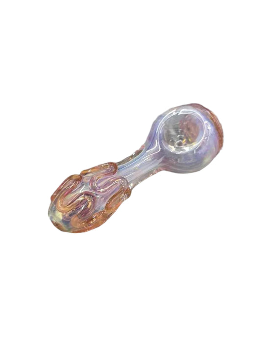 4" Pink Swirl Glass Hand Pipe - (1 Count)-Hand Pipes, Rigs, & Bubblers