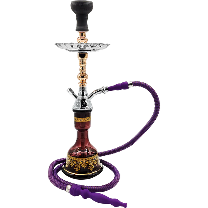 22.50" Pharaohs Azra Hookah - Various Colors - (1 Count)-Hand Glass, Rigs, & Bubblers