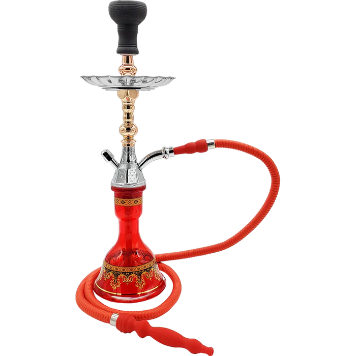22.50" Pharaohs Azra Hookah - Various Colors - (1 Count)-Hand Glass, Rigs, & Bubblers