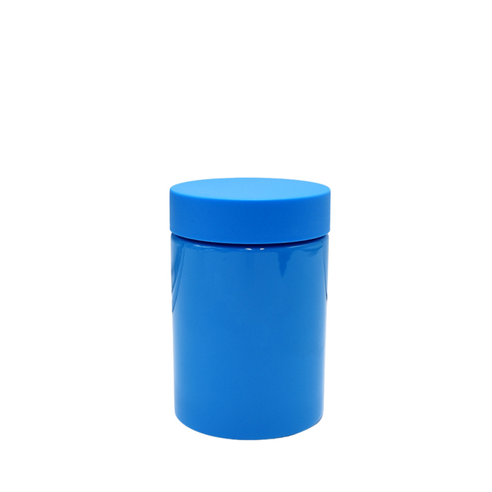 28 Pack PR Preroll Container CR Lid 98mm Capacity- Cyan Blue - (150 Per Box)-Joint Tubes & Blunt Tubes