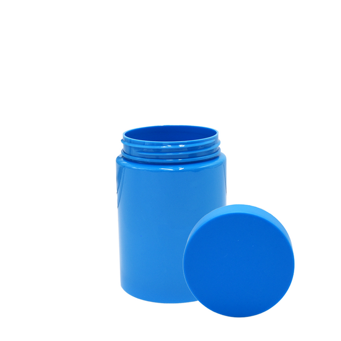28 Pack PR Preroll Container CR Lid 98mm Capacity- Cyan Blue - (150 Per Box)-Joint Tubes & Blunt Tubes