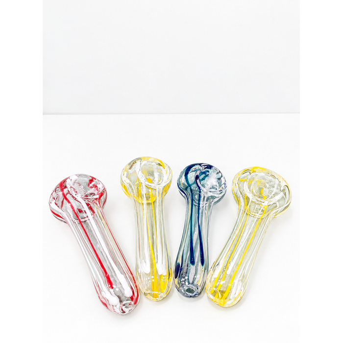 2.5”-3” Peanut Hand Glass Assorted Color (4 Count)-