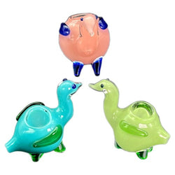 2.5" Mini Bird Art Hand Pipe - Design May Vary - (1 Count)-Hand Glass, Rigs, & Bubblers