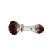 3" 2 Way Frit Art Glass mini spoon Hand Pipe - Color May Vary - (1 Count)-Silicone Hand Pipe