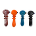 3" Broken Frit Hand Pipe Colors May Vary - (1 Count)-Hand Pipes, Rigs, & Bubblers-MJ Wholesale