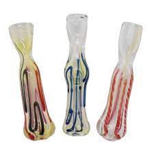 3" Chillum - Various Designs - Design May Vary - (Various Counts)-Hand Pipes, Rigs, & Bubblers