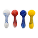 3" Cross Swirl Hand Pipe Colors May Vary - (1 Count)-Hand Pipes, Rigs, & Bubblers-MJ Wholesale