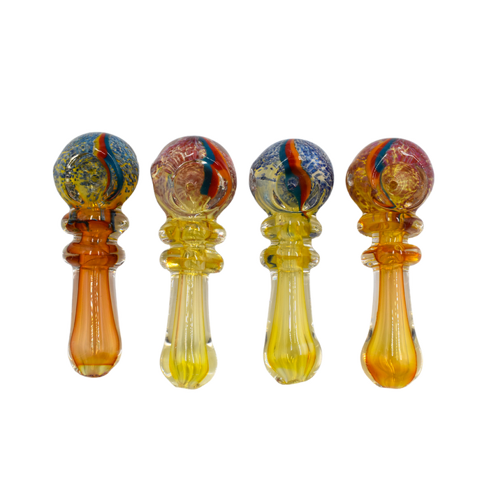 3" Double Ring Hand Pipe Colors May Vary - (1 Count)