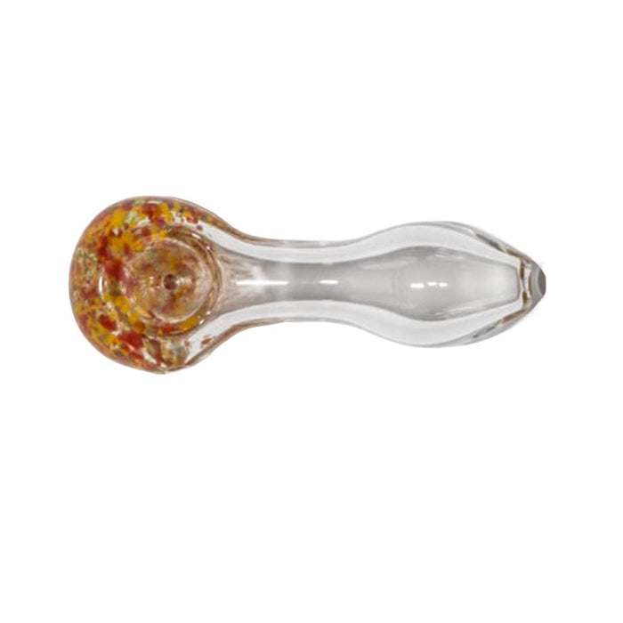 3" Frit Bowl Top version 2 Glass Hand Pipe - (1 Count)-Hand Pipes, Rigs, & Bubblers