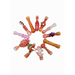 3" Fumed Chillum Hand Pipe - Mixed Design Color Jar - (25 Count)-Glass Chillums
