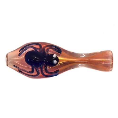 3” Insect Gold Fumed Chillum - Color May Vary - (1, 5, OR 10 Count)-Hand Pipes, Rigs, & Bubblers