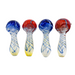 3" Lolli Swirl Hand Pipe Colors May Vary - (1 Count)-Hand Pipes, Rigs, & Bubblers-MJ Wholesale