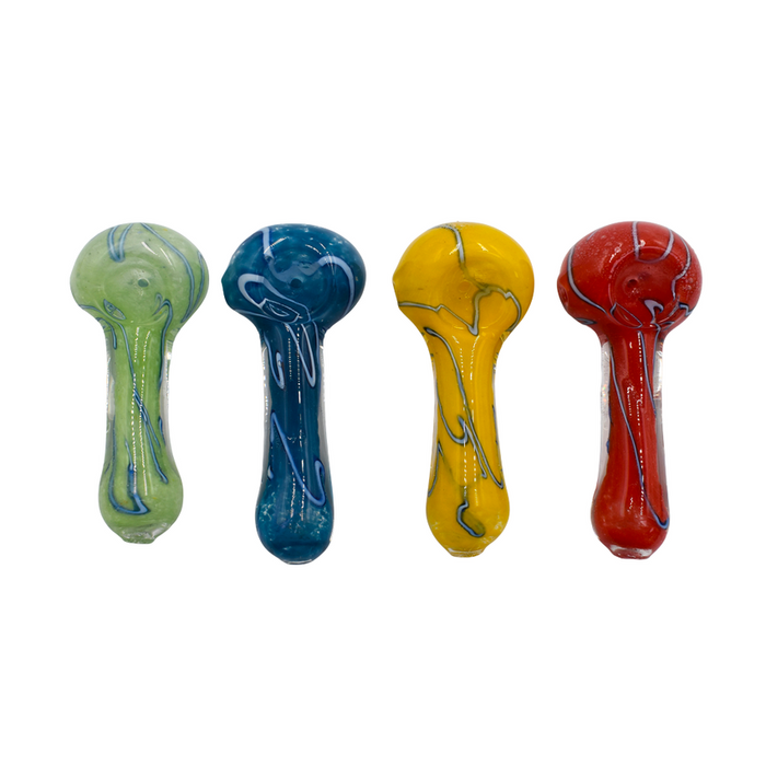 3" Sky Drop Fumed Hand Pipe Colors May Vary - (1 Count)