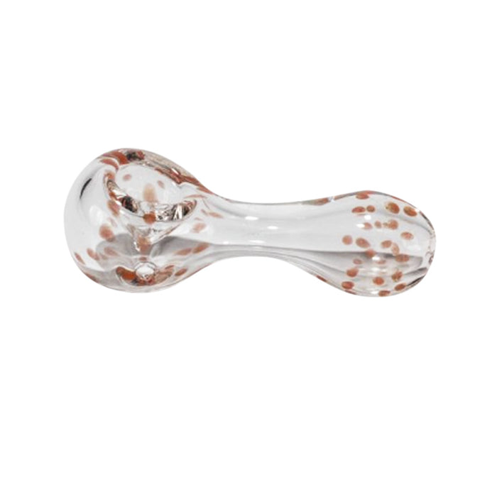 3" Speckled Red Glass Hand Pipe - (1 Count)-Hand Pipes, Rigs, & Bubblers