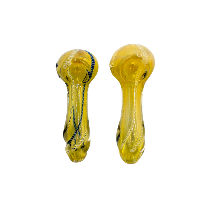 3" Twist Swirl Hand Pipe Colors May Vary - (1 Count)-Hand Pipes, Rigs, & Bubblers-MJ Wholesale