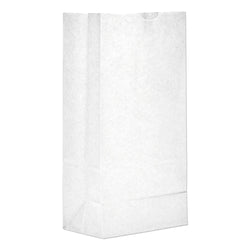 #3 White Paper Bag - 3 Pound - (500 - 10,000 Count)-Pharmacy Bags & Exit Bags