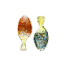 3" Wide Frit Chillum Glass Hand Pipe - (1 Count)-Hand Pipes, Rigs, & Bubblers