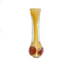 3″ Yellow Fumed Snail Swirl Chillum Glass Hand Pipe (1 Count)-Hand Pipes, Rigs, & Bubblers