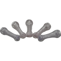3.25" Heavy Duty Chillum - Design May Vary - (1 Count)-Hand Glass, Rigs, & Bubblers