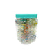 3.5" Clear Spiral Chillum Hand Pipe - Mixed Jar - (35 Count)-Glass Chillums