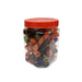 3.5" Cross Swirl Chillum Hand Pipe - Mixed Color Jar - (35 Count)-Glass Chillums
