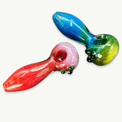 3.5" Full Color Egg Hand Pipe - Design May Vary - (1 Count)-Hand Glass, Rigs, & Bubblers