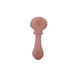 3.5" Full Frit Art Flat Mouth Spoon Hand Pipe - (1 Count)-Hand Pipes, Rigs, & Bubblers