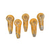 3.5" Orange Stripe Glass Hand Pipe - (5 Count)-Hand Pipes, Rigs, & Bubblers