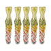 3.5" Rasta Twisted Chillum Pipe - Design And Color May Vary - (5 Count)-Hand Pipes, Rigs, & Bubblers