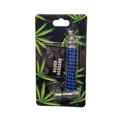 3.5" Spiral Metal Hand Pipe Screen Pack -(12 Count Display)-Hand Pipes, Rigs, & Bubblers