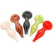 3.5" Spoon Ombre Hand Pipe - Design And Color May Vary - (5 Count)-Hand Pipes, Rigs, & Bubblers